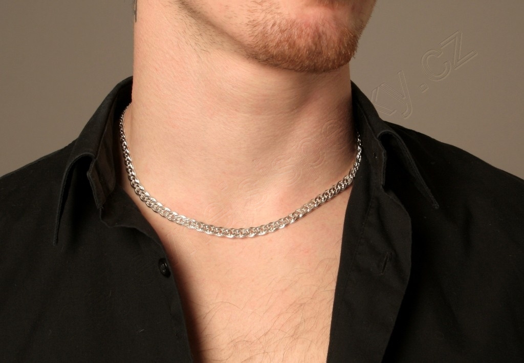Stříbrný řetízek unisex - ag509