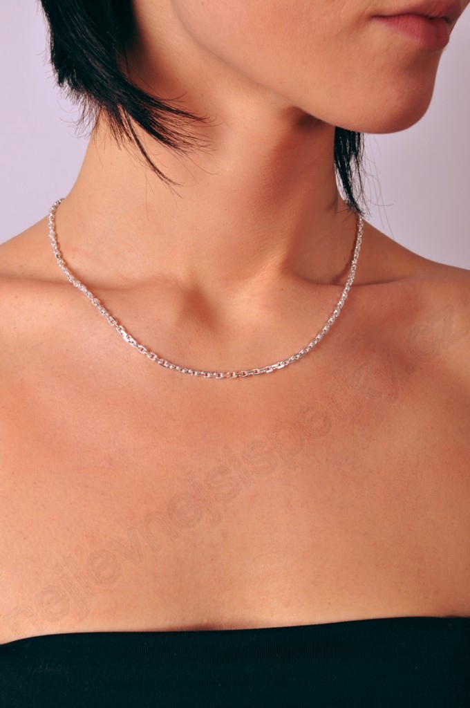 Stříbrný řetízek unisex Briline - ag574