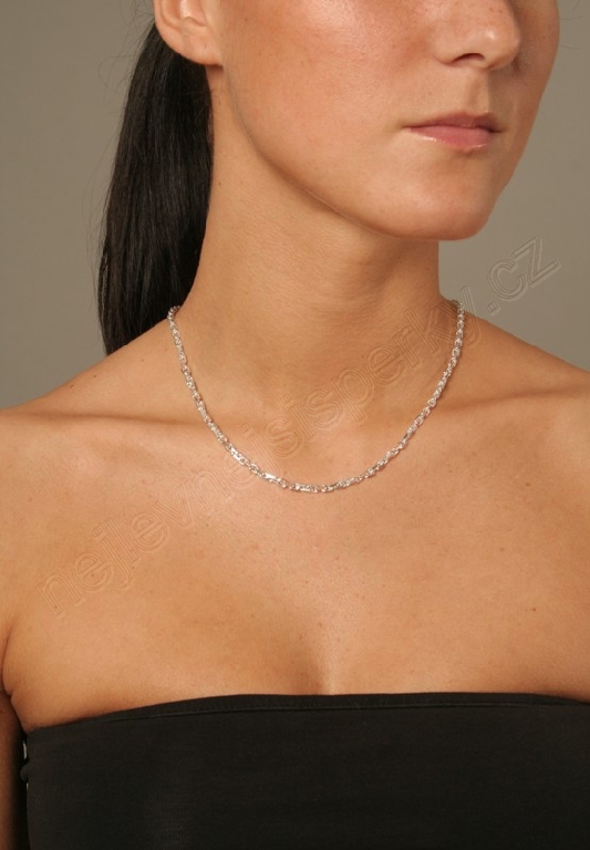 Stříbrný řetízek unisex Briline - ag529