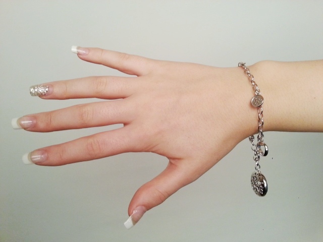 Stříbrný náramek Briline v007st