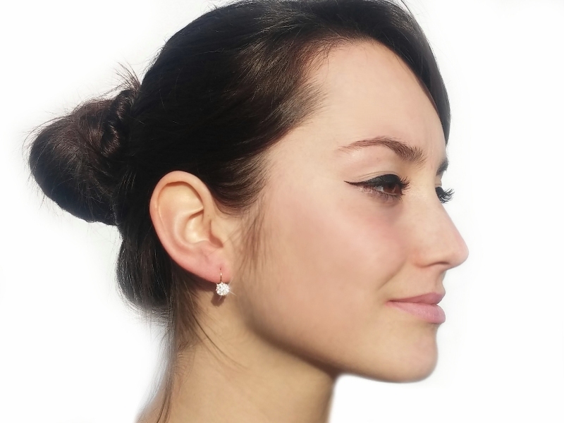 Zlaté náušnice a přívěsek Briline 23900100713s