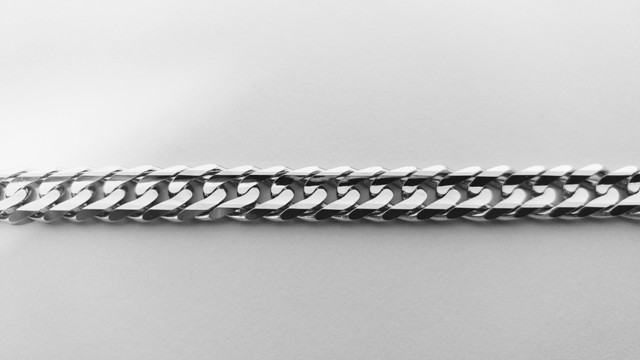 Diamantem broušený stříbrný náramek Briline 23cm ag1504n