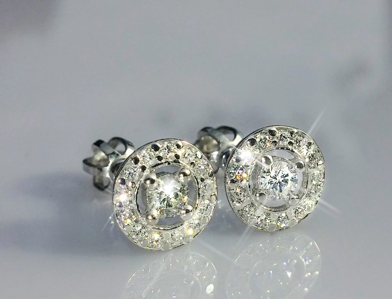 Briliantové náušnice Briline 40307