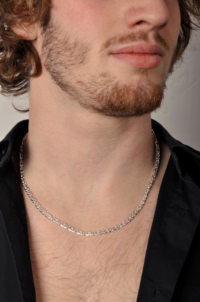 Stříbrný řetízek unisex Briline - ag575