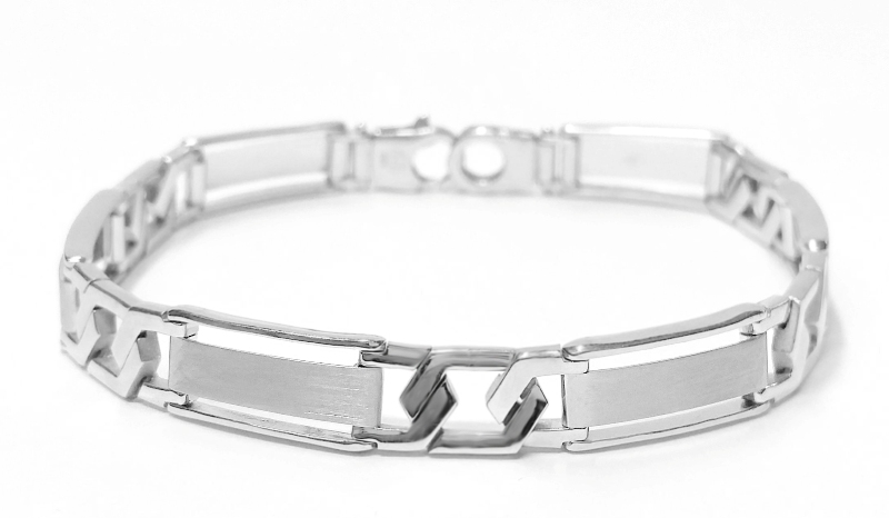 Stříbrný luxusní náramek pánský Briline 21cm ag104n