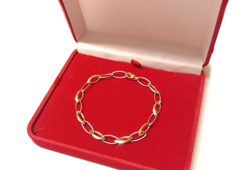 Zlatý náramek dámský Briline FBM9/19cm