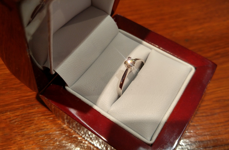 Prsten s diamantem Briline 09-90