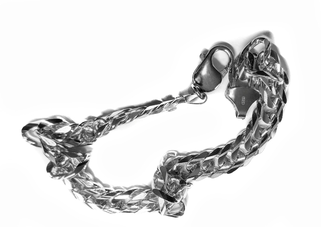 Diamantem broušený stříbrný náramek Briline 23cm ag1504n