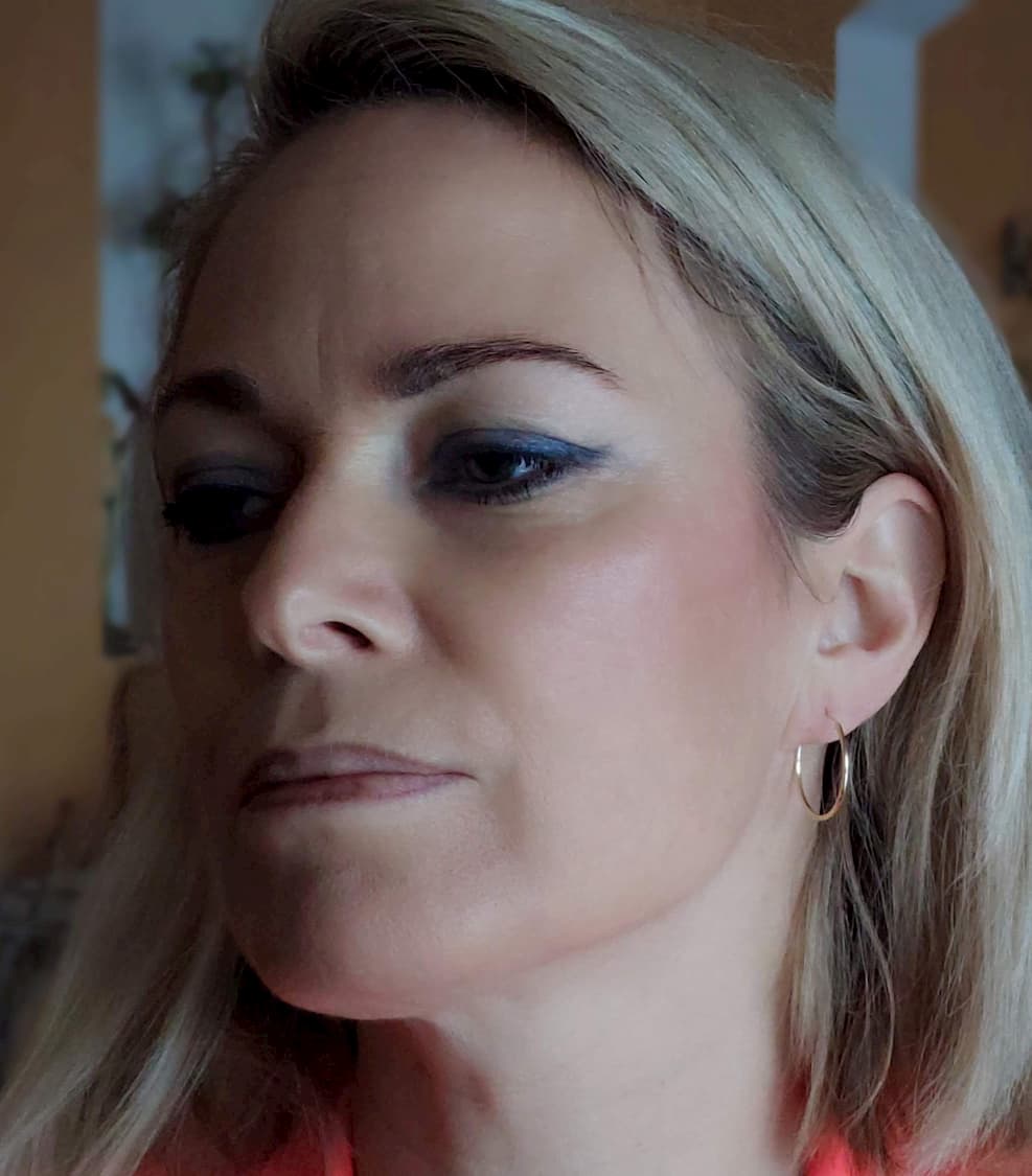 Náušnice kruhy ze žlutého zlata 25mm Briline 427