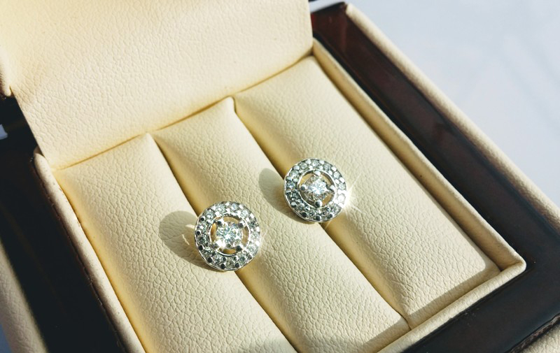 Briliantové náušnice Briline 40307