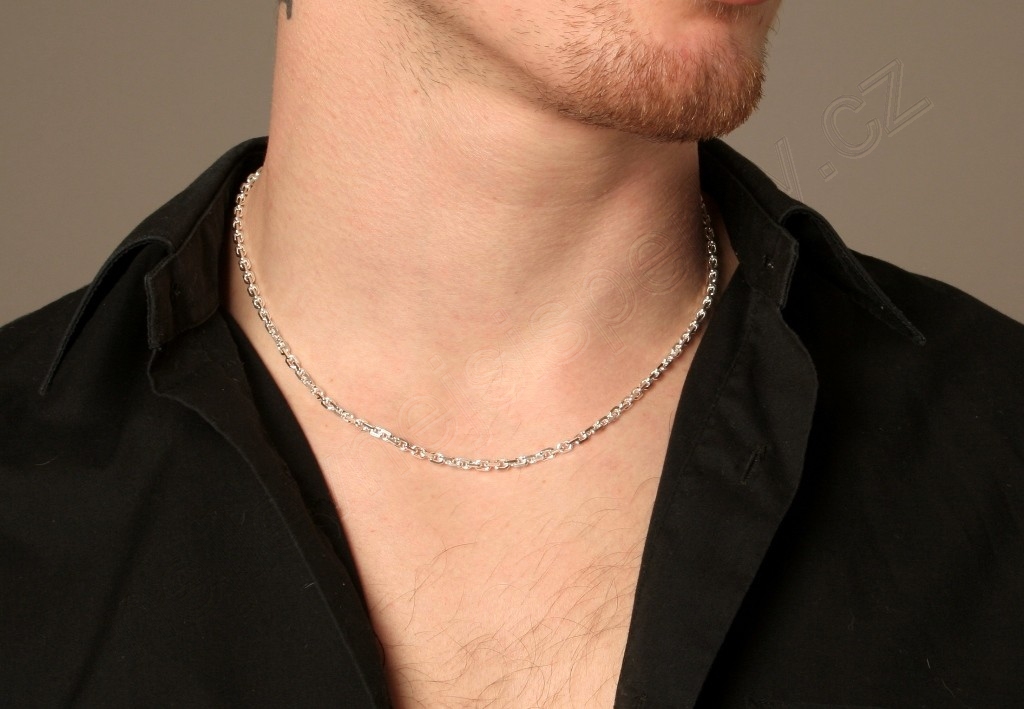 Stříbrný řetízek unisex Briline - ag529