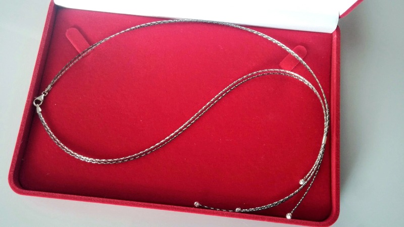 Zlatý náhrdelník Briline M1348134b 48cm