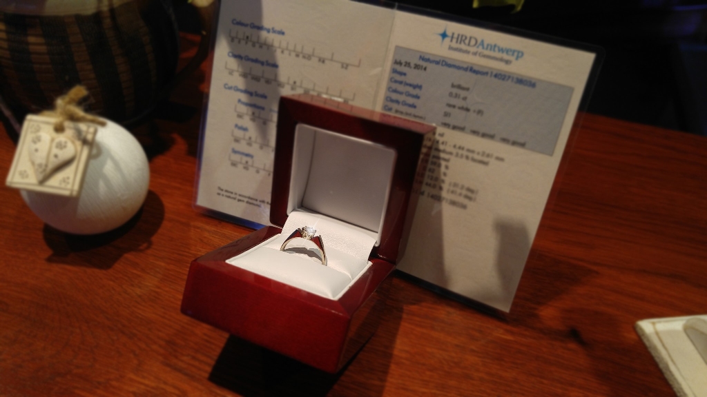 Prsten s diamantem Briline 14-89