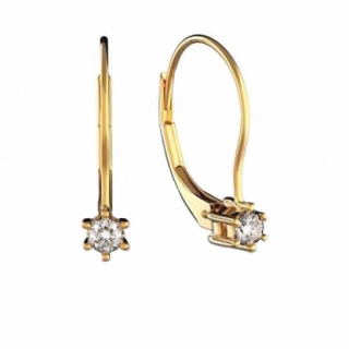 Briliantové náušnice GEMS 383-0024