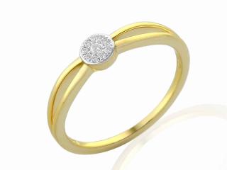 Zásnubní prsten s diamantem Briline 3811307-5-52-99