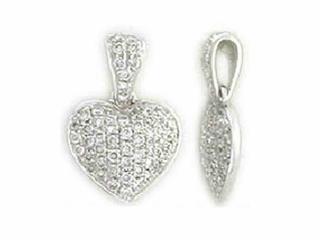 Přívěsek s diamantem Briline, bílé zlato brilianty 3870092-0-0-99